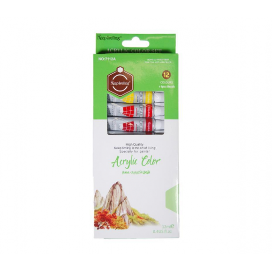 Ακρυλικά χρώματα 12τεμ. x 12ml. Ακρυλικά χρώματα 12τεμ. x 12ml.